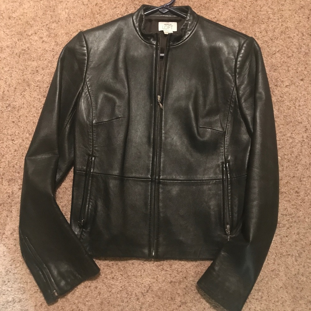 Loft leather jacket
